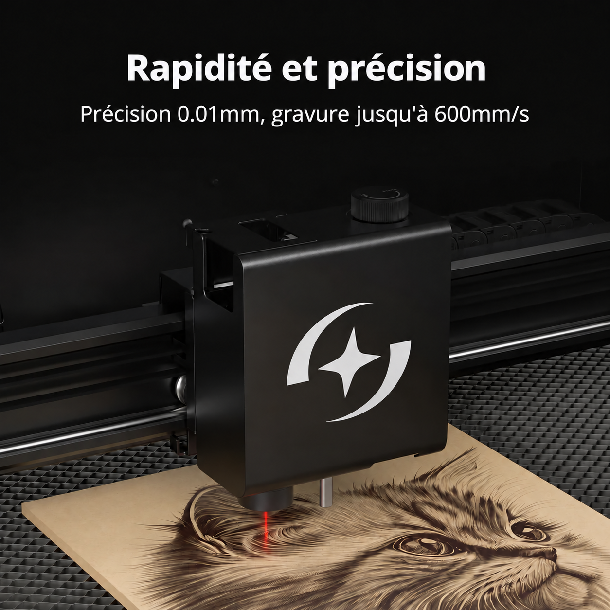 Jusqu'à 600 mm/s et précision 0,01 mm